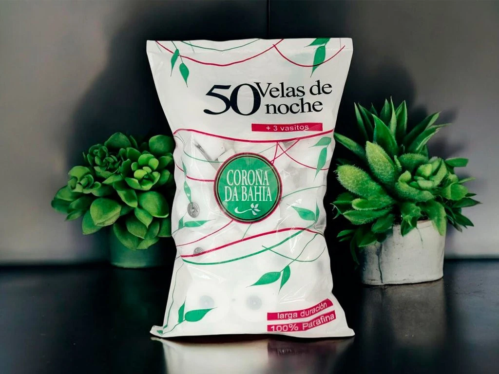Bolsa x50 Velas De Noche 3 Latas - CORONA DA BAHIA
