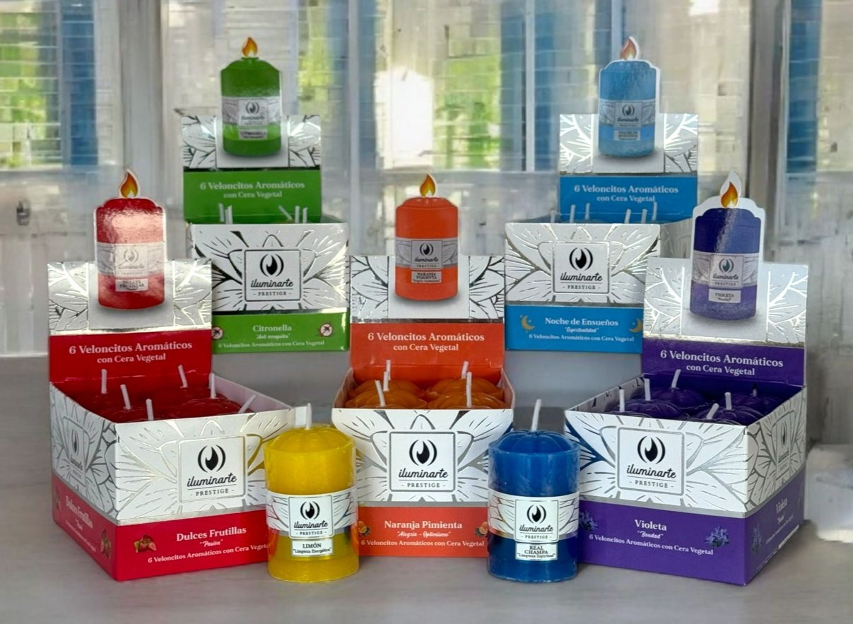 Veloncitos Aromaticos c/Cera Vegetal