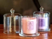 Vela Aromatica Con Campana De Cristal 12x9